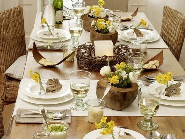 Réglage de la table de fête: comment organiser magnifiquement une table à la maison - photo