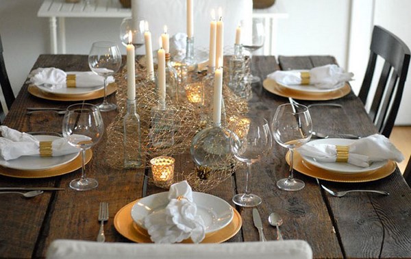 Réglage de la table de fête: comment organiser magnifiquement une table à la maison - photo