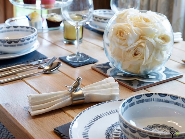 Réglage de la table de fête: comment organiser magnifiquement une table à la maison - photo