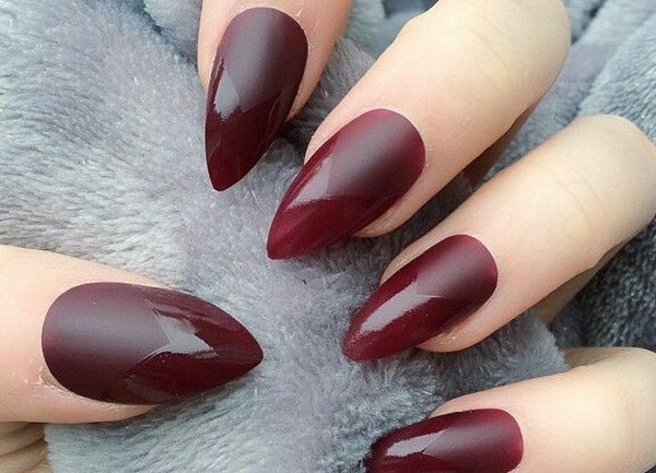 Manicure na ostre paznokcie 2024-2025: zdjęcia, pomysły, nowe przedmioty