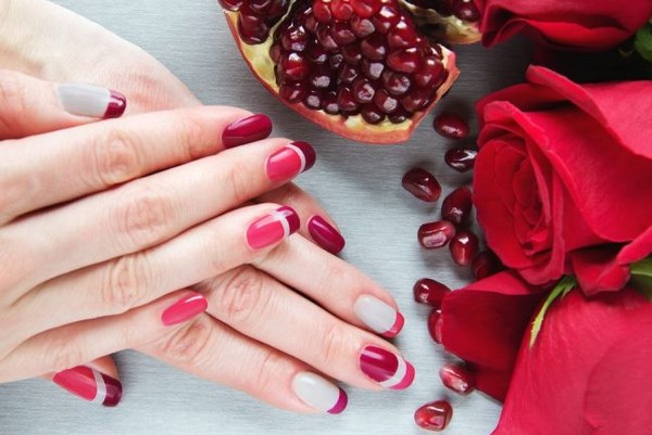 Manicure merah yang indah 2024-2025 - gambar, idea-idea manicure merah