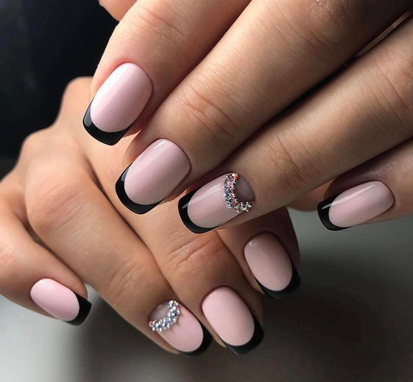 Musim sejuk manicure bergaya 2024-2025, idea, barang baru, trend - foto