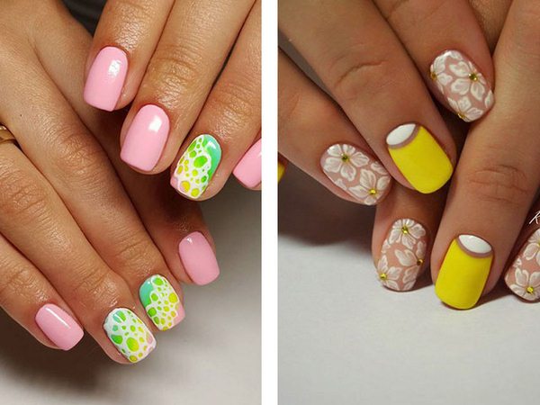 Manicure kuning asli 2024-2025 dalam gaya yang berbeza: perkara baru, idea, trend