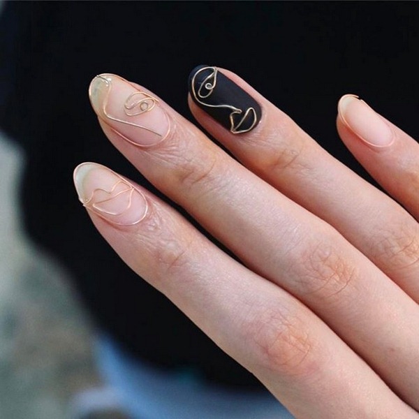 Manicure bergaya dalam gaya minimalism: idea terbaik untuk minicism manicure, trend, foto