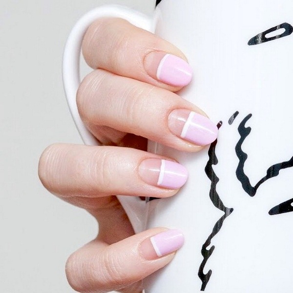 Manicure bergaya dalam gaya minimalism: idea terbaik untuk minicism manicure, trend, foto