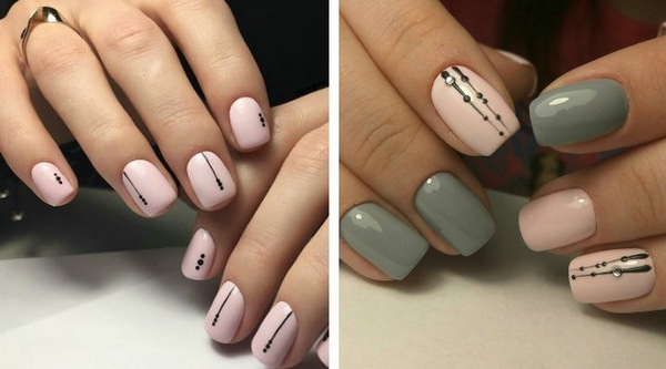 Manicure bergaya dalam gaya minimalism: idea terbaik untuk minicism manicure, trend, foto