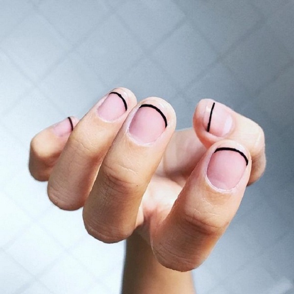 Manicure bergaya dalam gaya minimalism: idea terbaik untuk minicism manicure, trend, foto