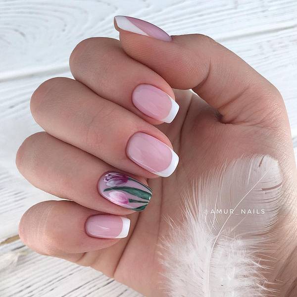 Wspaniały manicure kwiatowy 2024-2025: zdjęcia, pomysły manicure z kwiatami