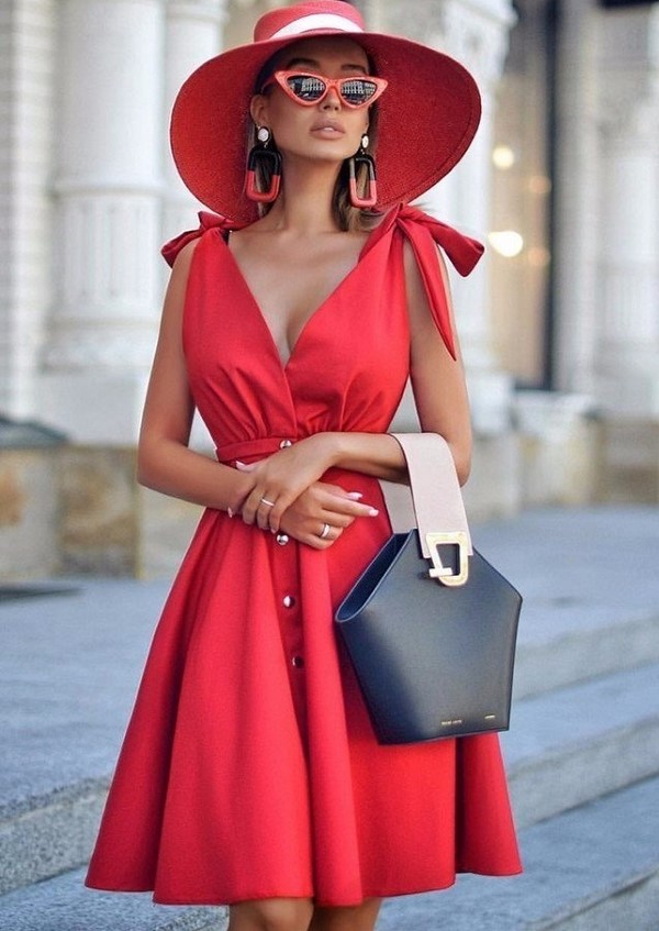 Les robes rouge best sale