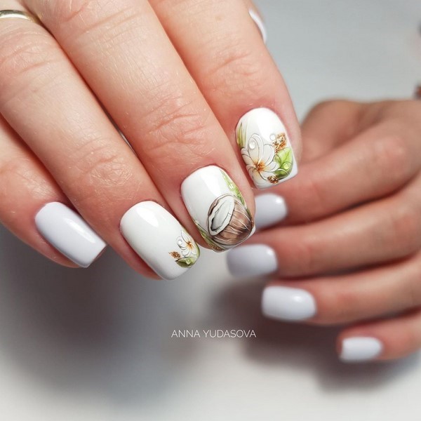 Manicure cantik untuk kuku pendek 2024-2025: idea-idea gambar manicure untuk kuku pendek