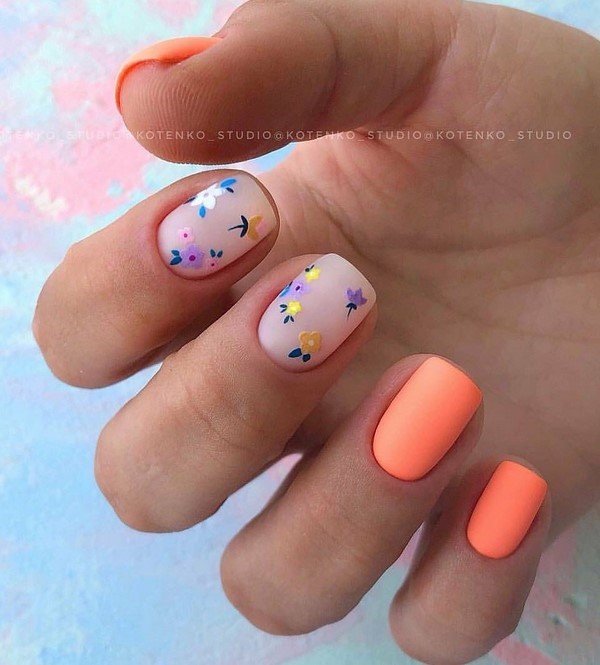 Manicure cantik untuk kuku pendek 2024-2025: idea-idea gambar manicure untuk kuku pendek