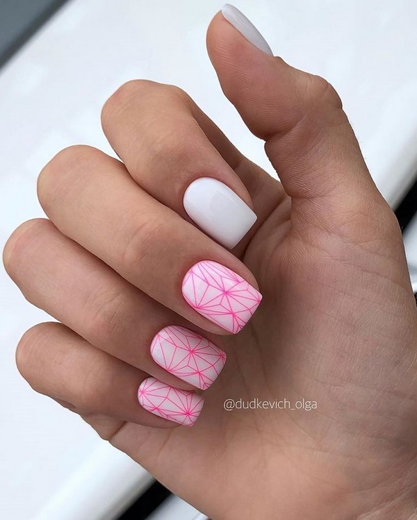 Manicure cantik untuk kuku pendek 2024-2025: idea-idea gambar manicure untuk kuku pendek