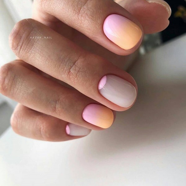 Manicure cantik untuk kuku pendek 2024-2025: idea-idea gambar manicure untuk kuku pendek