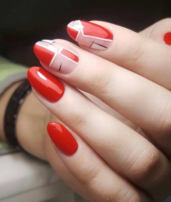 Idea baru untuk geometri manicure 2024-2025 - 10 produk rekaan kuku baru