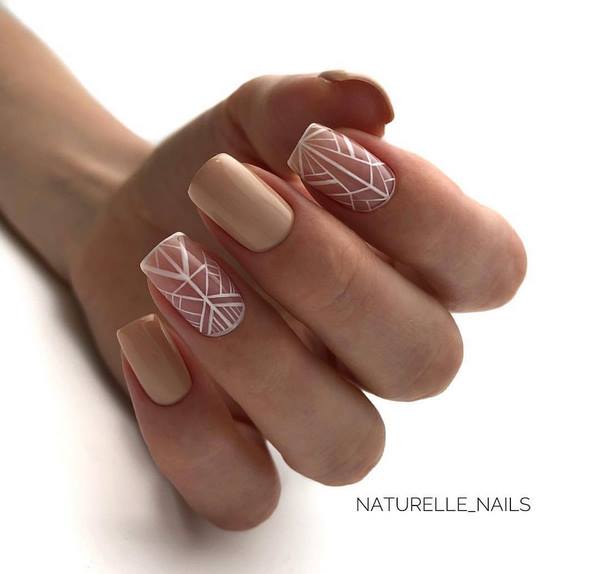 Idea baru untuk geometri manicure 2024-2025 - 10 produk rekaan kuku baru