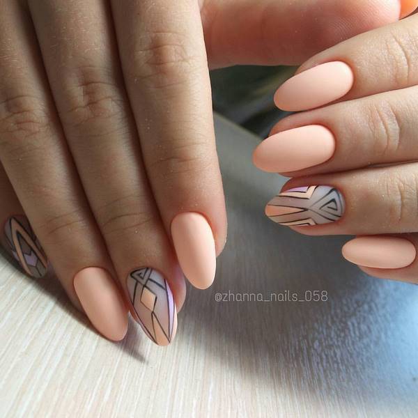 Idea baru untuk geometri manicure 2024-2025 - 10 produk rekaan kuku baru