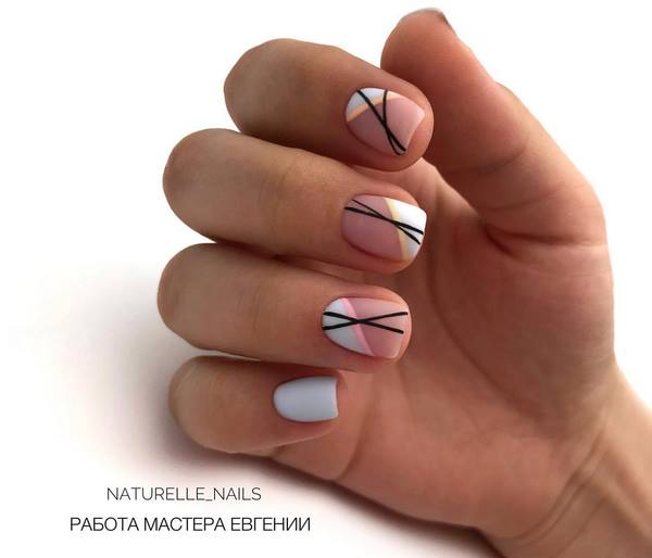 Idea baru untuk geometri manicure 2024-2025 - 10 produk rekaan kuku baru