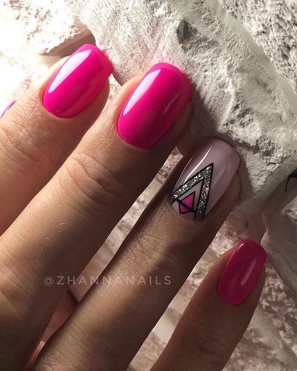 Idea baru untuk geometri manicure 2024-2025 - 10 produk rekaan kuku baru