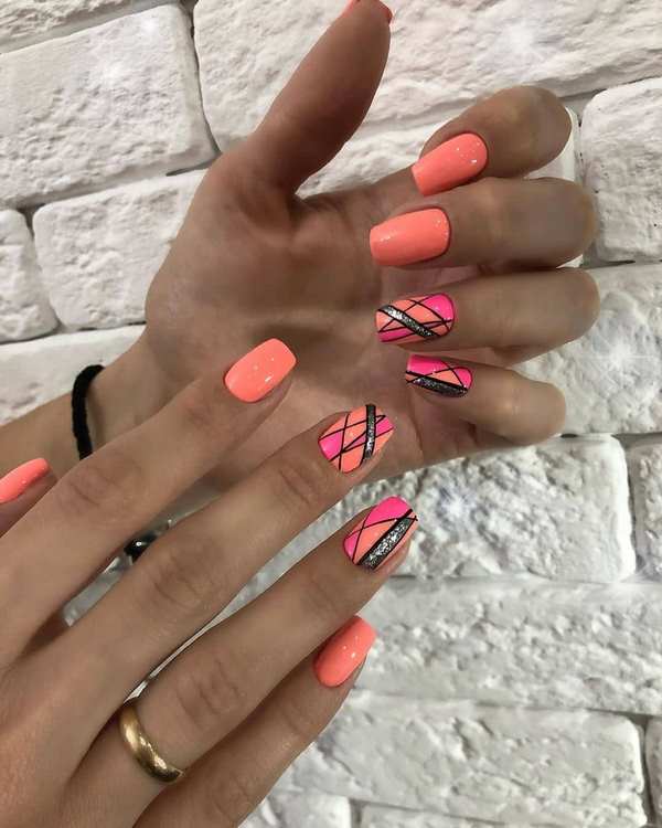 Idea baru untuk geometri manicure 2024-2025 - 10 produk rekaan kuku baru