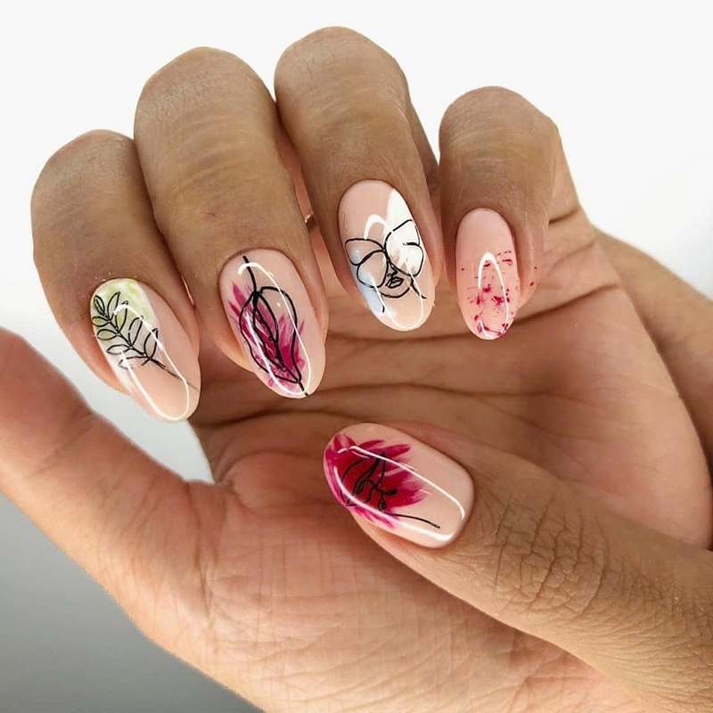 Imej manicure baru untuk musim panas tahun 2024 - trend utama dan trend dalam foto