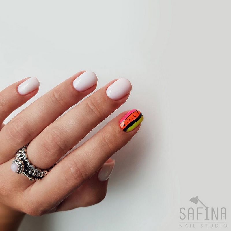 Imej manicure baru untuk musim panas tahun 2024 - trend utama dan trend dalam foto