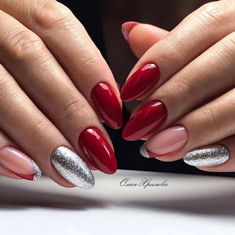 Idea manicure untuk Hari Valentine 2024: novel cantik foto yang indah