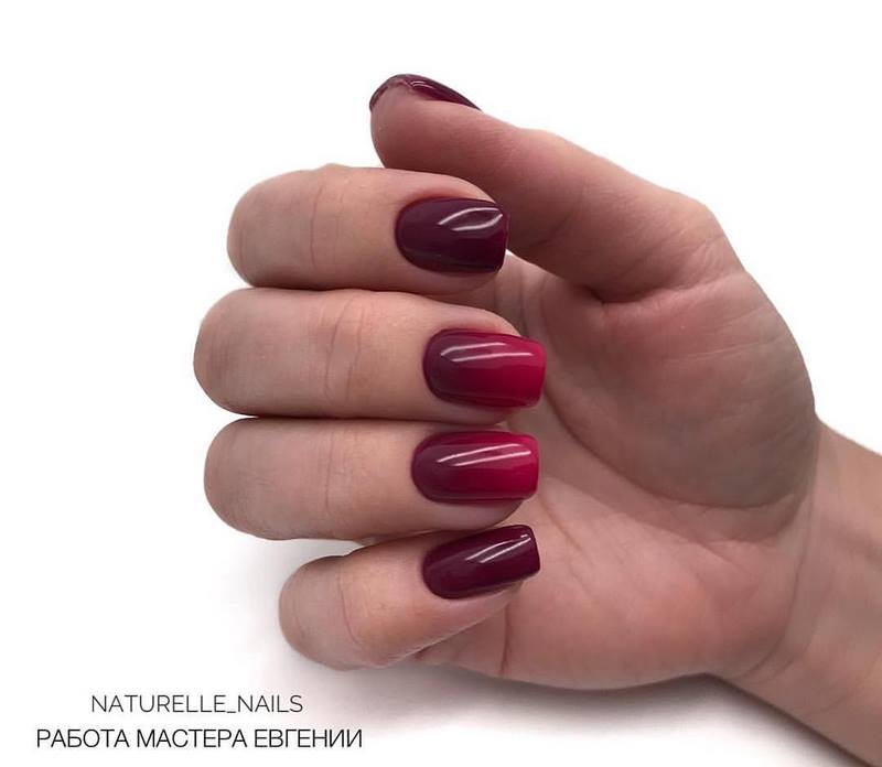 Manicure burgundy menawan 2024-2025 dalam teknik dan gaya baru