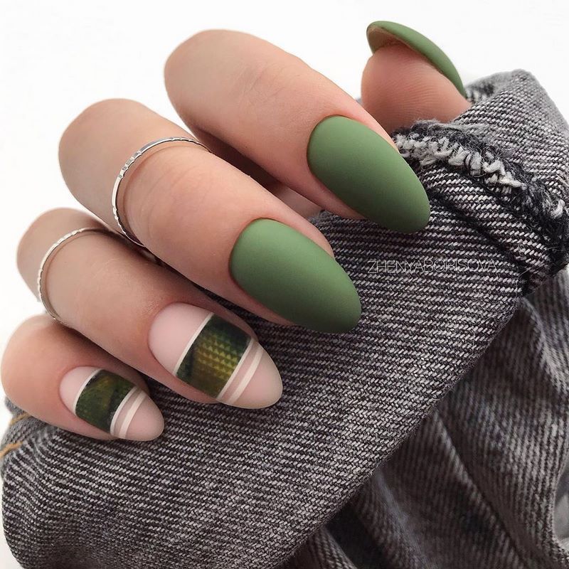 Manicure matte bergaya 2024-2025: foto, berita, idea-idea manicure matte