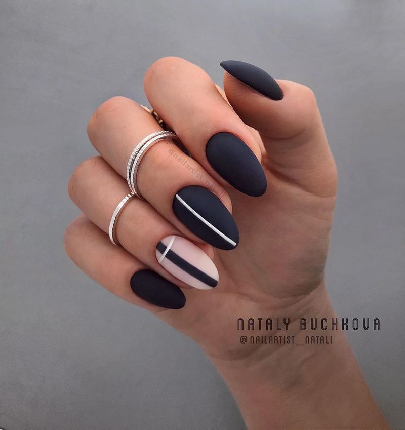 Manicure matte bergaya 2024-2025: foto, berita, idea-idea manicure matte